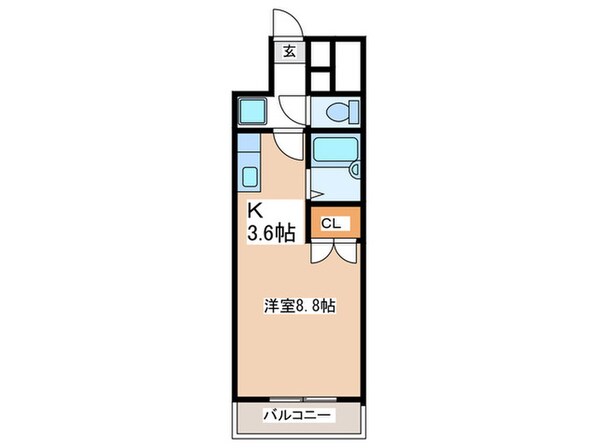 ドミネント清水の物件間取画像